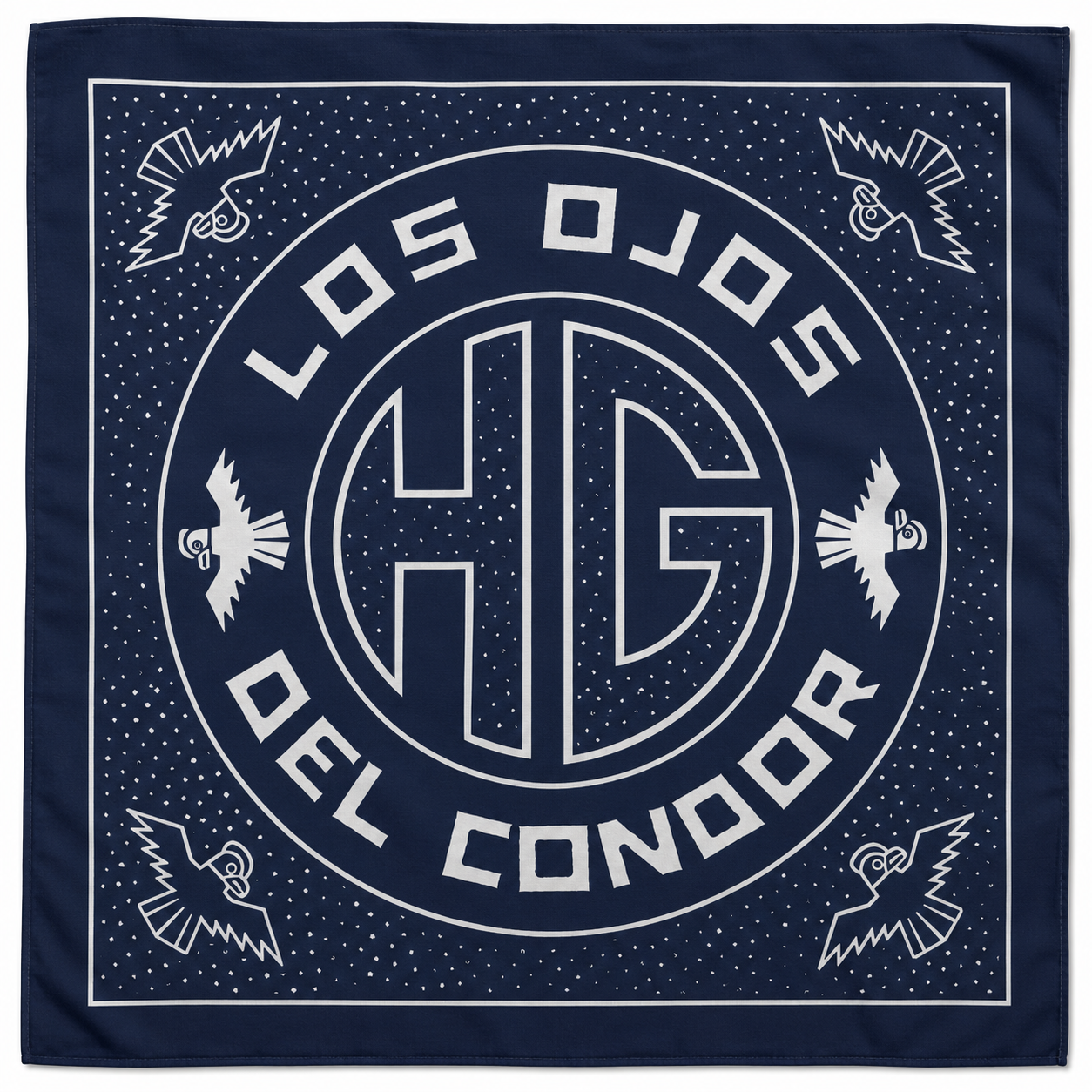 Los Ojos Del Condor Bandana - Navy (Pre-Order)