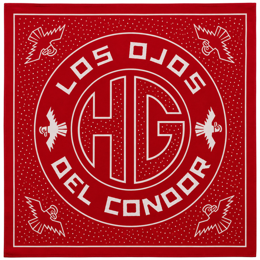 Los Ojos Del Condor Bandana - Red (Pre-Order)