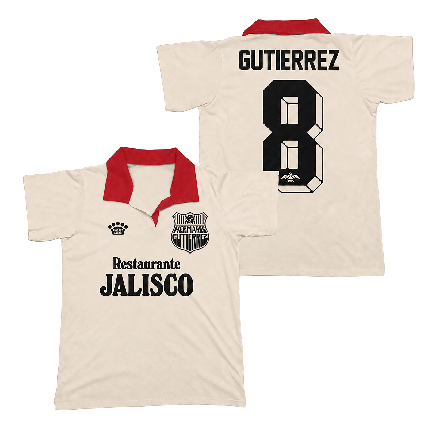 Hermanos Gutiérrez Off-White Soccer Jersey (Pre-Order)