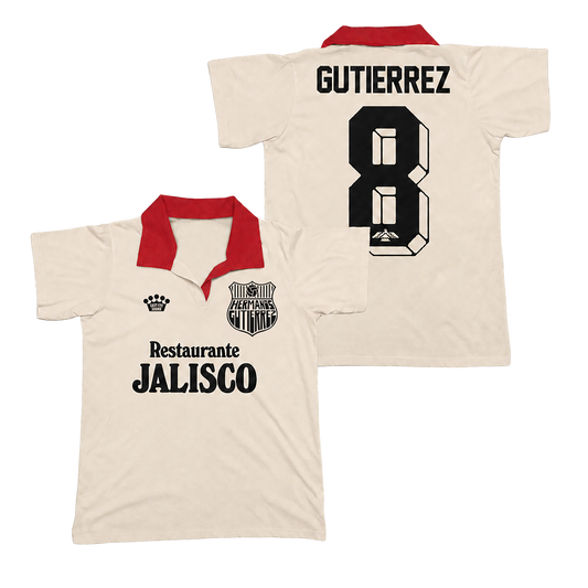 Hermanos Gutiérrez Off-White Soccer Jersey (Pre-Order)
